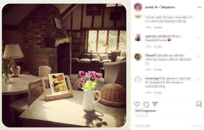  Kelly Brook 1 milyon sterlinlik evinde karantinada!