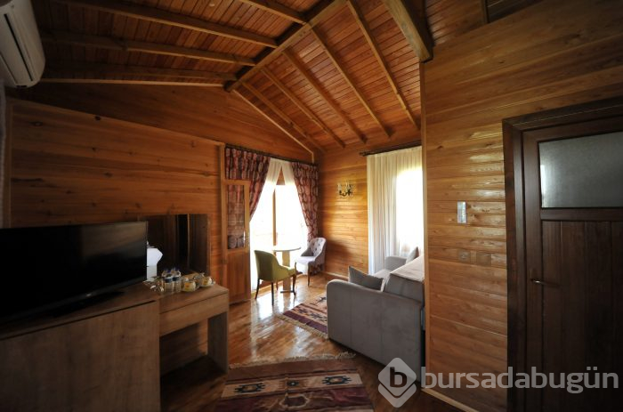 Bursa'da salgın sürecinde tatil yapmak isteyenlerin 'bungalov' ilgisi	