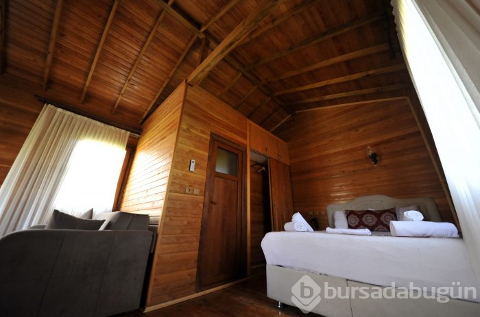 Bursa'da salgın sürecinde tatil yapmak isteyenlerin 'bungalov' ilgisi	