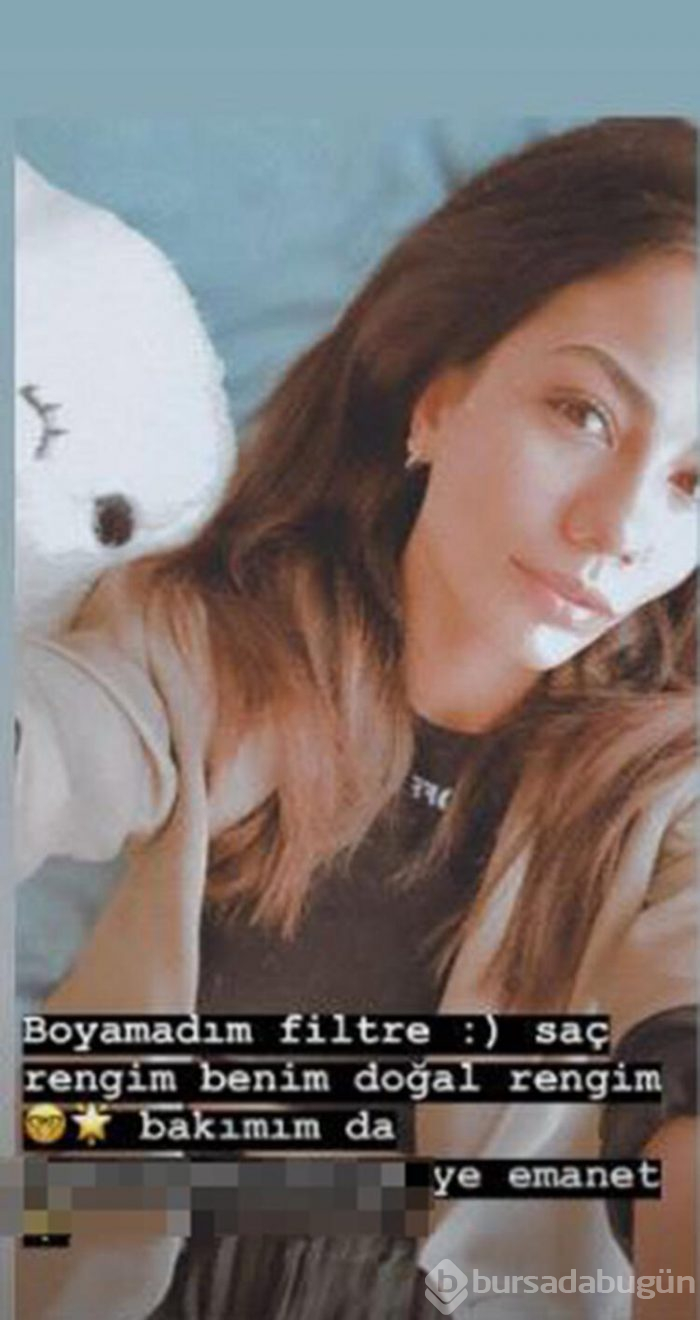 Demet Özdemir'den sarışın paylaşım