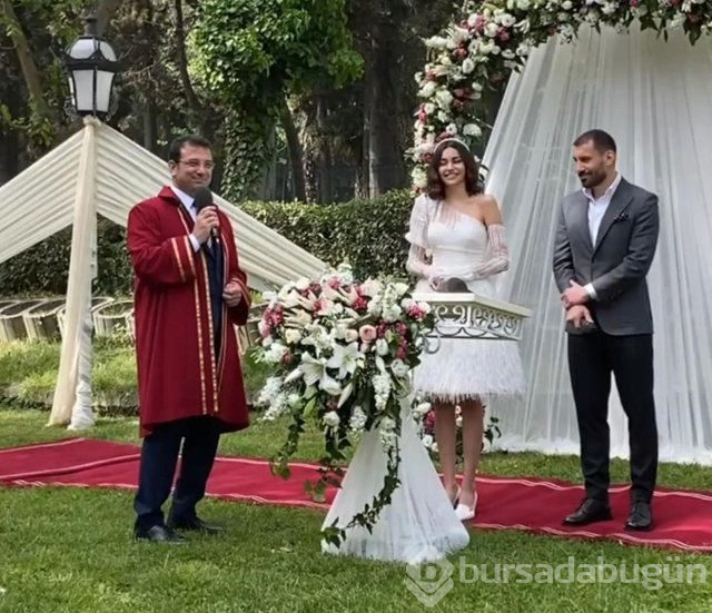 Sessiz sedasız evlenen çiftin nikahını Ekrem İmamoğlu kıydı