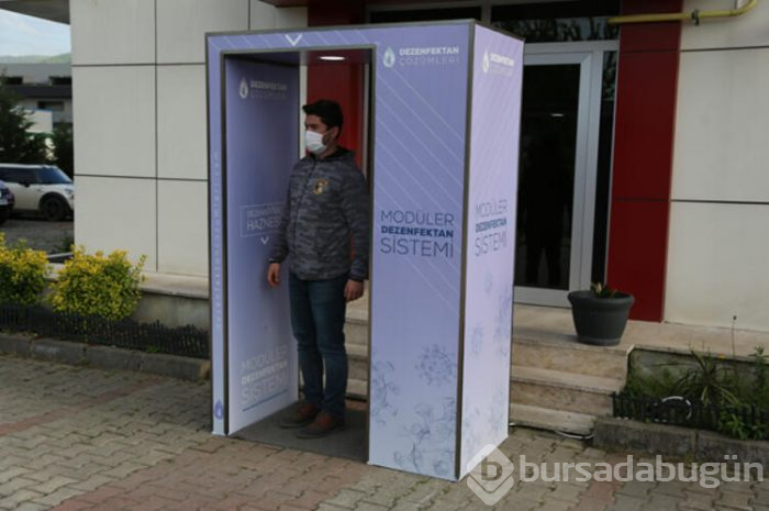 Market poşetlerini dezenfekte eden cihaz geliştirildi