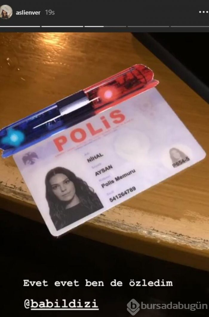 Aslı Enver, seti özledi