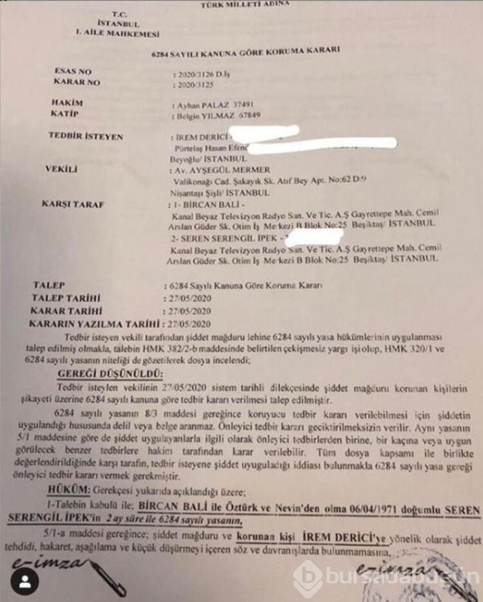 İrem Derici hakkında konuşulmayacak!