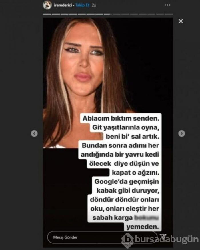 İrem Derici hakkında konuşulmayacak!