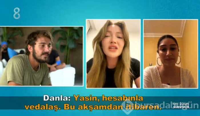 Danla Biliç'ten Survivor Yasin'e: "Sen bir sus!"