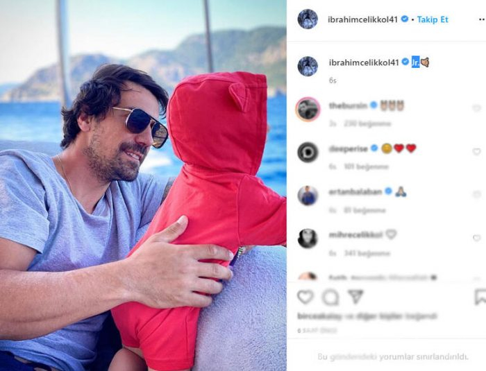 İbrahim Çelikkol ile Ali'den baba-oğul pozu