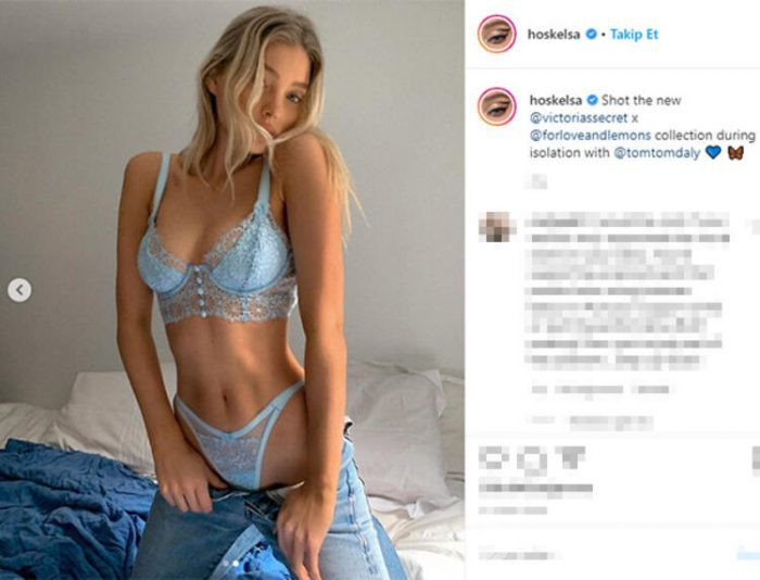 Sevgilisi çekti, Elsa Hosk paylaştı!