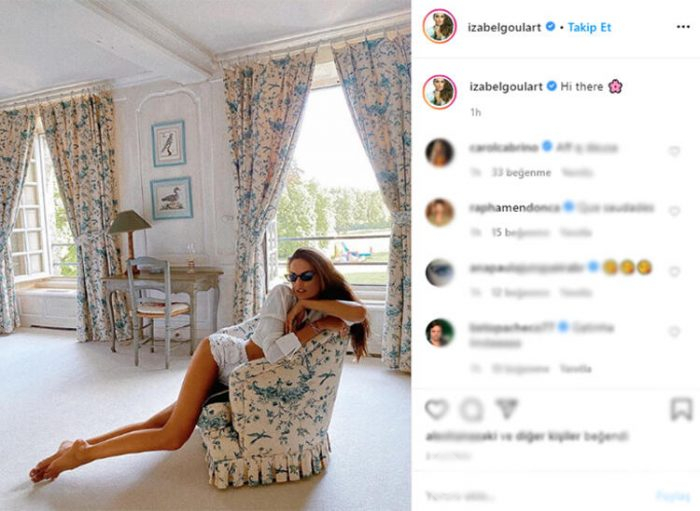 Izabel Goulart'ın sosyal medyayı sallladı!