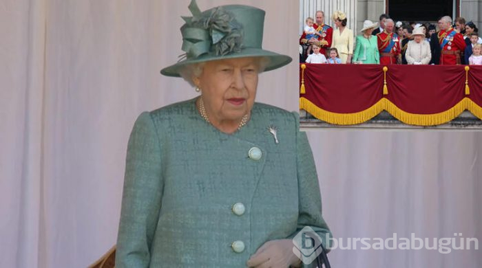 Kraliçe Elizabeth yanlız kutladı!