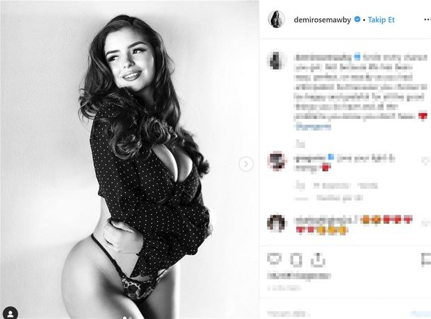 Demi Rose poz verdi: beğeni rekoru kırdı