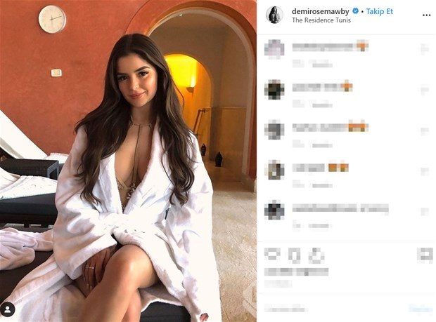 Demi Rose poz verdi: beğeni rekoru kırdı