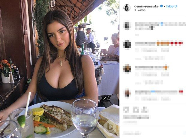 Demi Rose poz verdi: beğeni rekoru kırdı