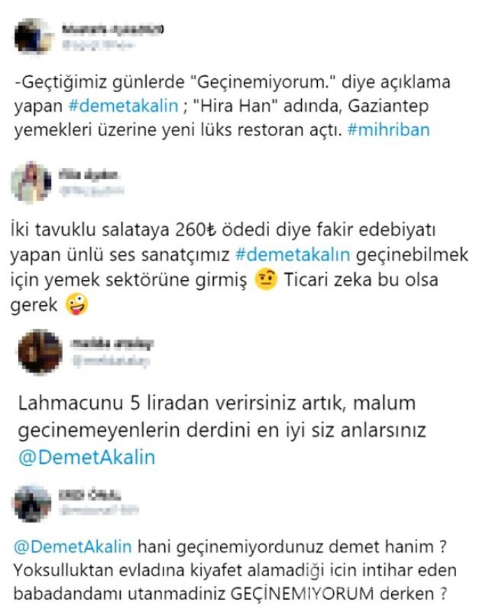 Maddi zorluk yaşadığını söyleyen Demet Akalın, boğaz kenarında restoran açtı! Twitter'dan tepki yağdı
