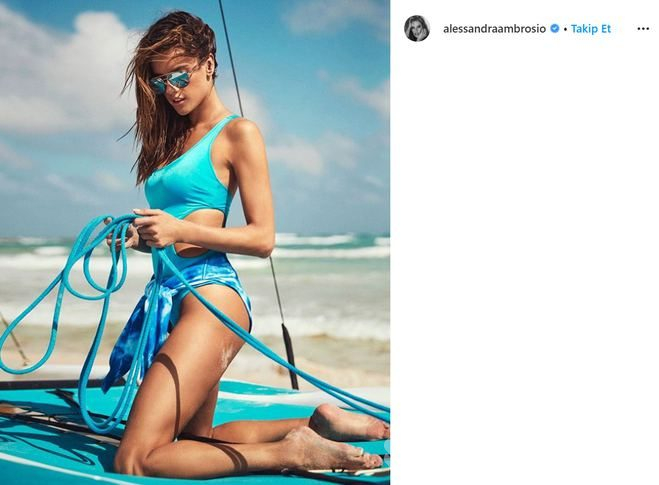 Alessandra Ambrosio sezonu açtı