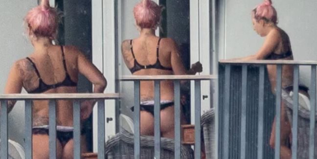 Lady Gaga sevgilisiyle pizzacıda