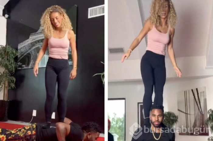 Jason Derulo-Jena Frumes çifti gecelerde
