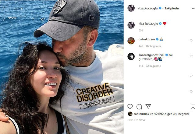 Çukur'un yıldızları Rıza Kocaoğlu ve Hazal Subaşı, aşklarını ilk defa sosyal medyadan ilan etti