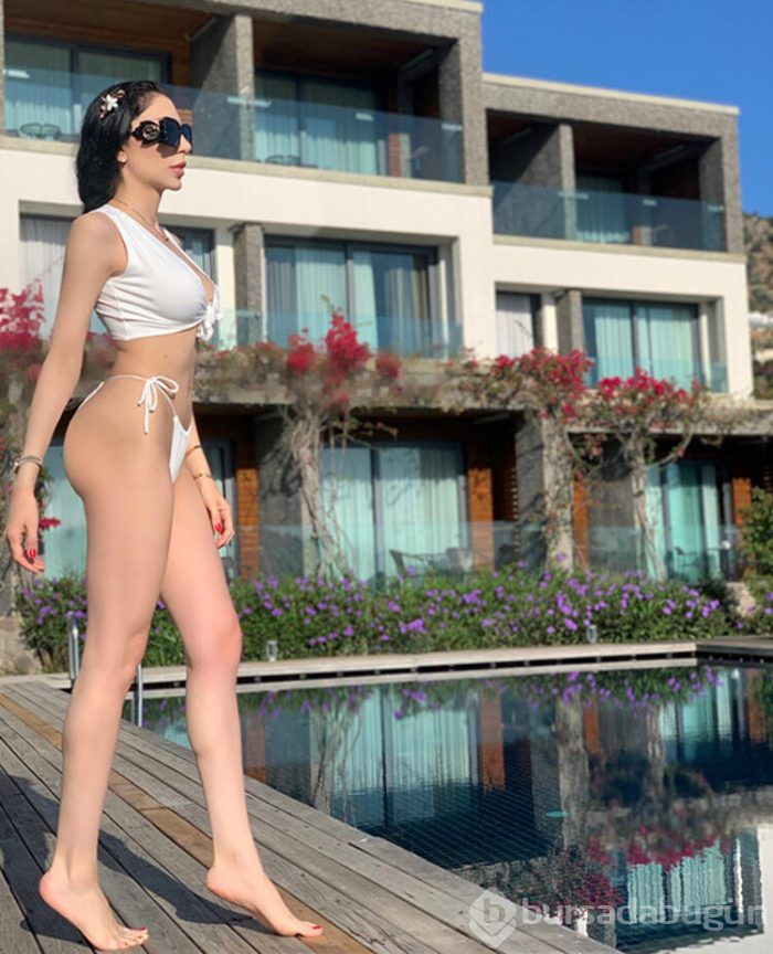 Tuğçe Aral'ın Bodrum keyfi