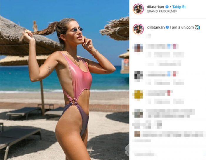 Dila Tarkan, Kemer tatilinde
