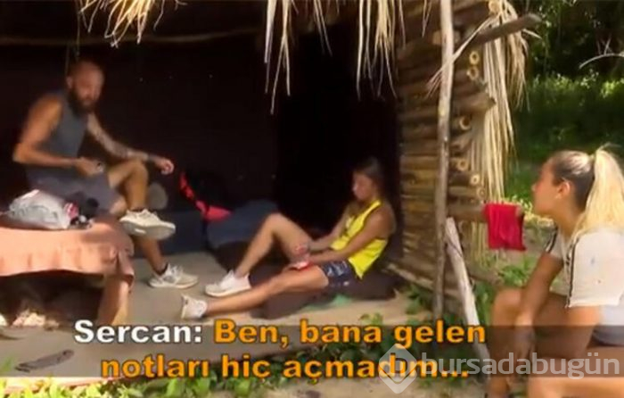 Survivor Sercan, Nisa'nın kendisine yazdığı notları açıkladı!