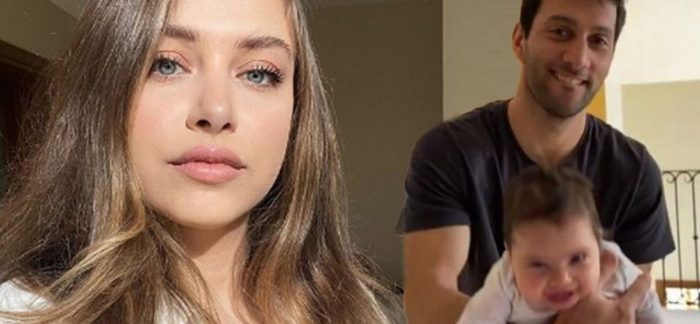 Hande Erçel'in ablası Gamze Erçel, kızı Aylin Mavi ile verdiği pozu sosyal medya hesabından paylaştı