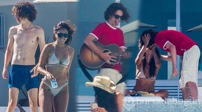 Eiza Gonzalez ve Timothee Chalamet çifti tatilde görüntülendi