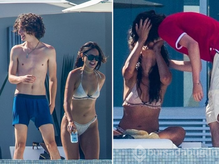 Eiza Gonzalez ve Timothee Chalamet çifti tatilde görüntülendi