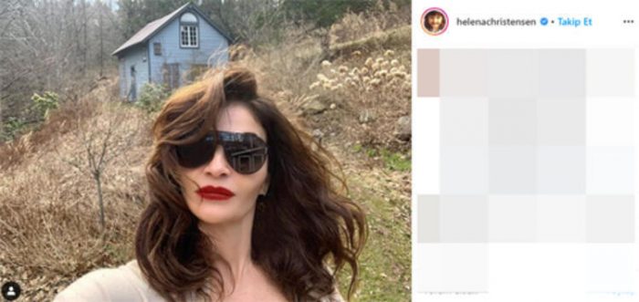 Helena Christensen'den alkışlanacak hareket
