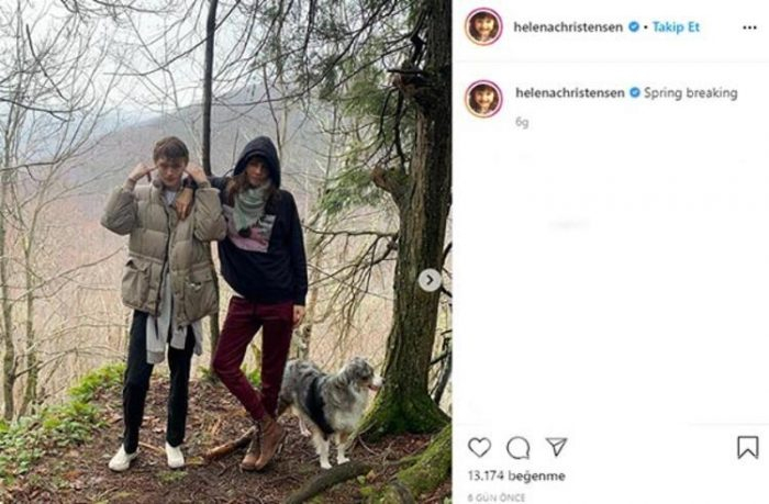 Helena Christensen'den alkışlanacak hareket