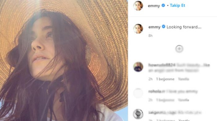 Emmy Rossum pandemiyi altı ay önce görmüş
