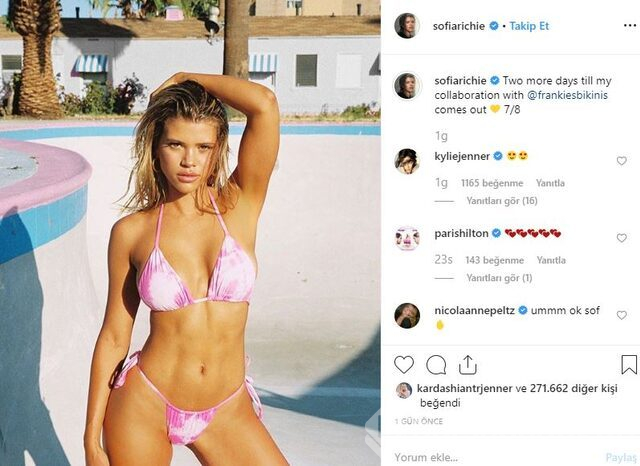 Sofia Richie yat turuna çıktı