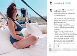 Bergüzar Korel doğum sonrası kiloları haberini kendisi yazdı