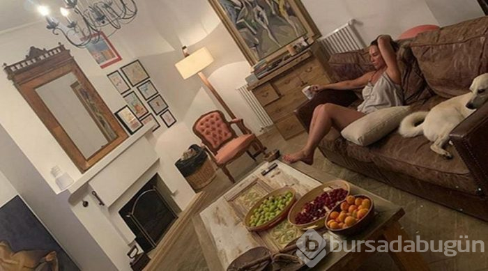 Hülya Avşar'ın ev hali!