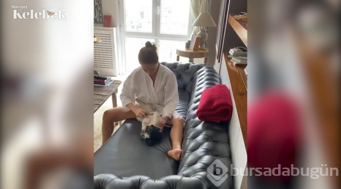 Hülya Avşar'ın ev hali!