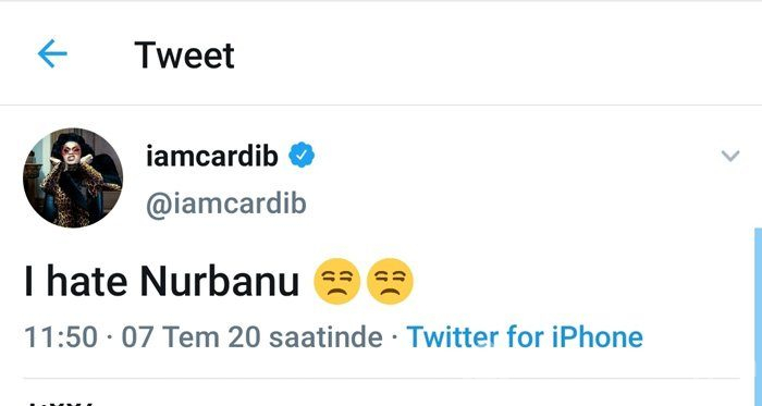 Cardi B Hürrem Sultan taraftarı olduğunu açıkladı