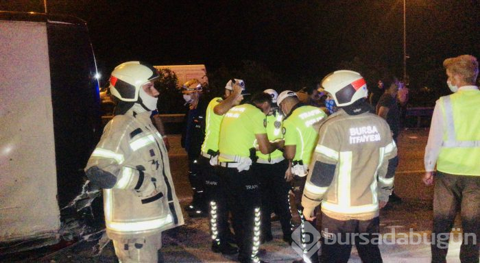 Bursa'da yolcu otobüsü devrildi! Ölü ve çok sayıda yaralı var