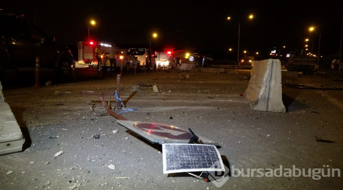 Bursa'da yolcu otobüsü devrildi! Ölü ve çok sayıda yaralı var