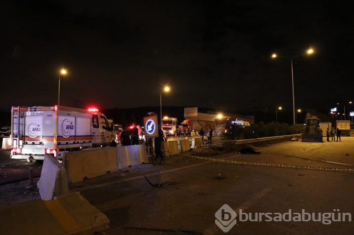 Bursa'da yolcu otobüsü devrildi! Ölü ve çok sayıda yaralı var