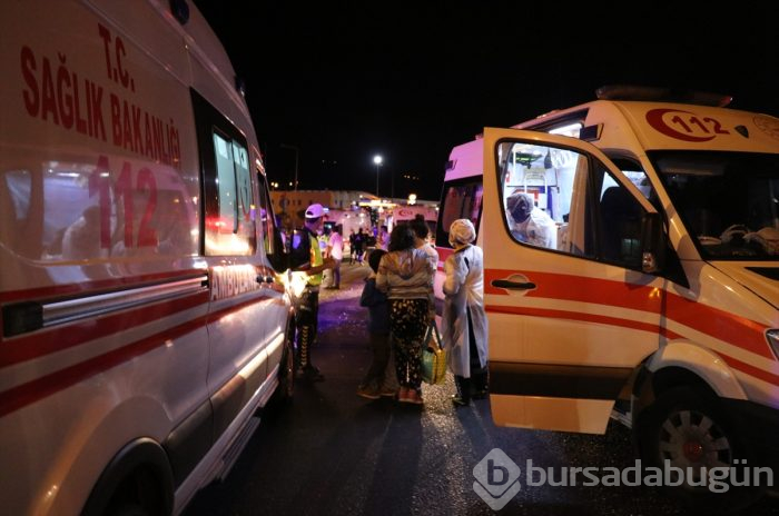 Bursa'da yolcu otobüsü devrildi! Ölü ve çok sayıda yaralı var
