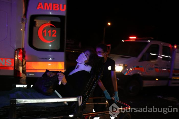 Bursa'da yolcu otobüsü devrildi! Ölü ve çok sayıda yaralı var