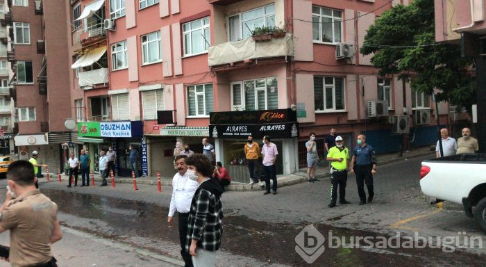 Bursa'da tarihi binada yangın