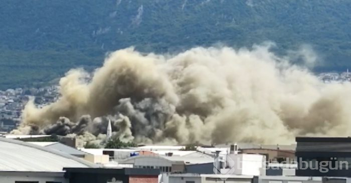Bursa'da büyük yangın