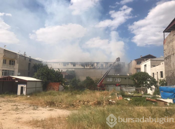 Bursa'da büyük yangın
