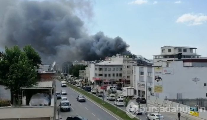 Bursa'da büyük yangın