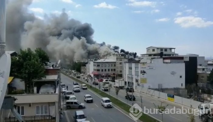 Bursa'da büyük yangın