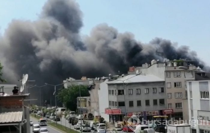 Bursa'da büyük yangın