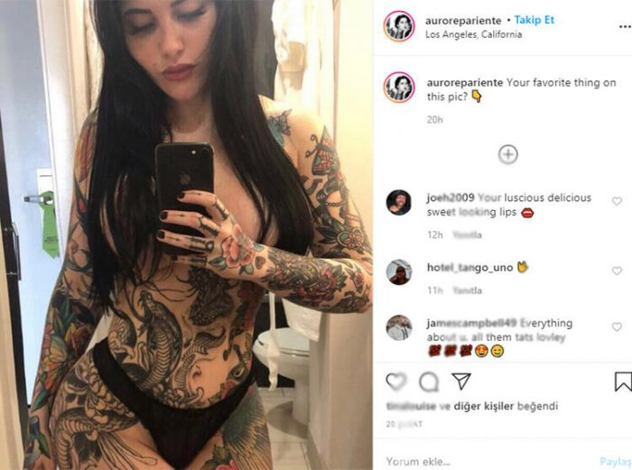 Megan Fox'a benzetilmemek için vücudunu dövmeyle kaplattı