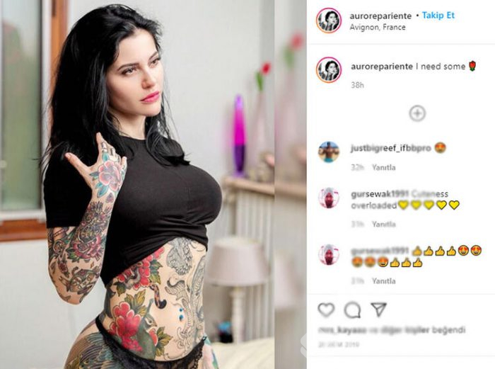 Megan Fox'a benzetilmemek için vücudunu dövmeyle kaplattı