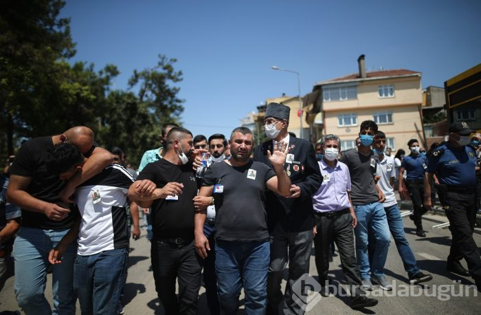 Bursa, şehidini son yolculuğuna uğurladı